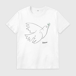 Мужская футболка Пабло Пикассо - Голубь мира