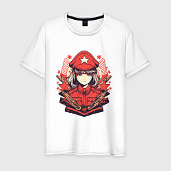 Мужская футболка СССР вайфу