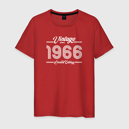 Мужская футболка Лимитированный выпуск 1966 / Красный – фото 1