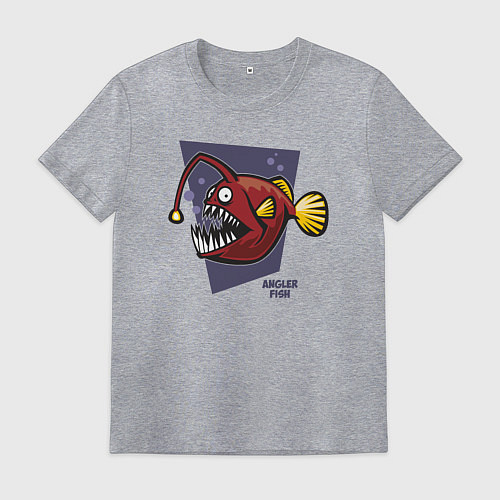 Мужская футболка Морской чёрт / Меланж – фото 1