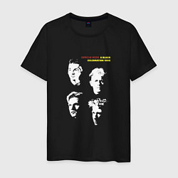 Футболка хлопковая мужская Depeche Mode - Black celebration tour, цвет: черный