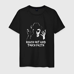 Футболка хлопковая мужская Depeche Mode - Reach out and touch faith, цвет: черный