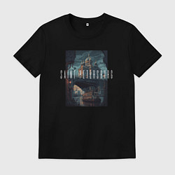 Мужская футболка Мрачный Санкт-петербург