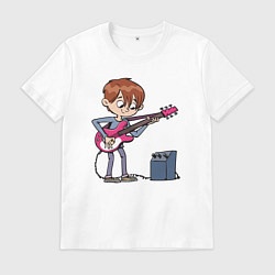 Мужская футболка Мальчик с гитарой
