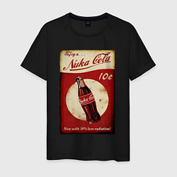 Футболка хлопковая мужская Nuka cola price, цвет: черный