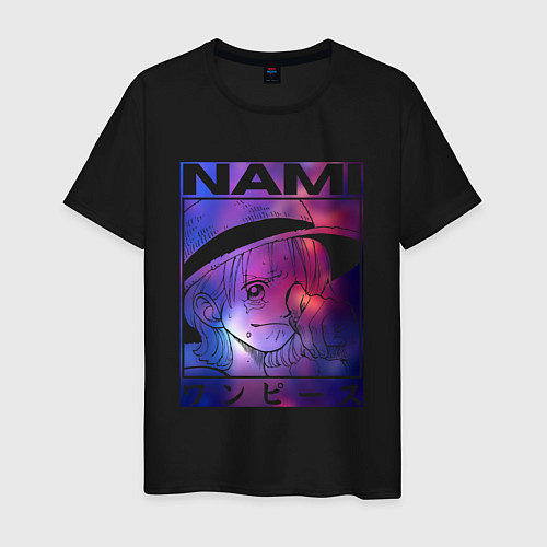 Мужская футболка Nami One Piece / Черный – фото 1