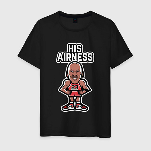 Мужская футболка Airness Jordan / Черный – фото 1