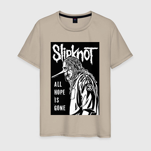 Мужская футболка Slipknot - hope is gone / Миндальный – фото 1