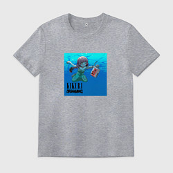 Футболка хлопковая мужская Kikuri drunkmind Bocchi the rock, цвет: меланж