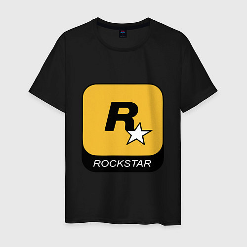 Мужская футболка Rockstar / Черный – фото 1