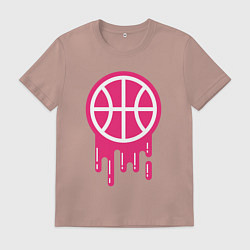 Мужская футболка Pink basketball