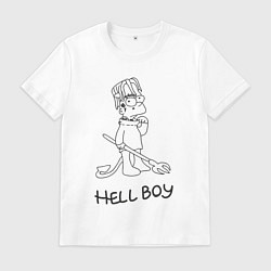 Мужская футболка Bart hellboy Lill Peep