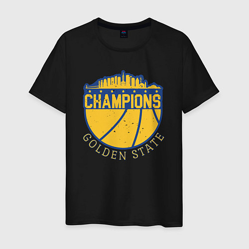 Мужская футболка Champions Golden State / Черный – фото 1