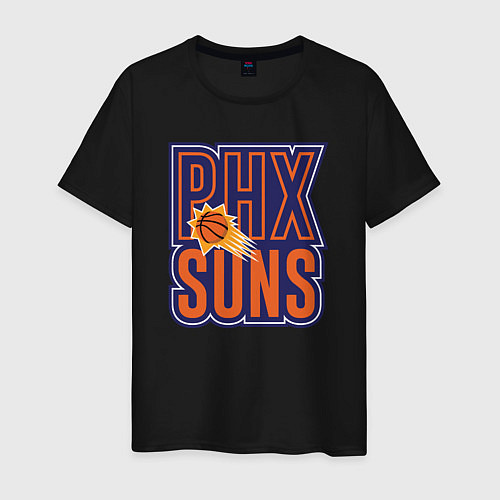 Мужская футболка Phx Suns / Черный – фото 1