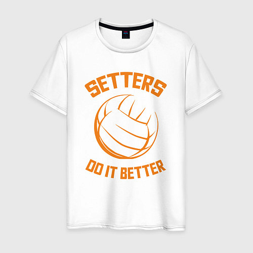 Мужская футболка Setters do it better / Белый – фото 1