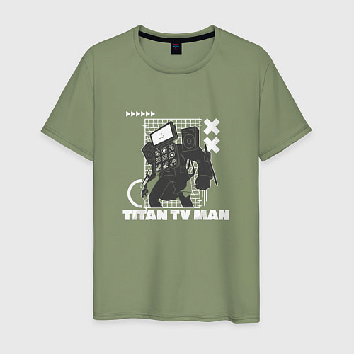 Мужская футболка Titan TV Man / Авокадо – фото 1