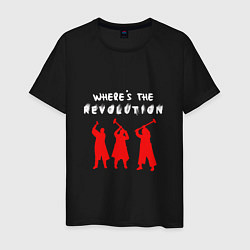 Футболка хлопковая мужская Depeche Mode - Wheres The Revolition, цвет: черный