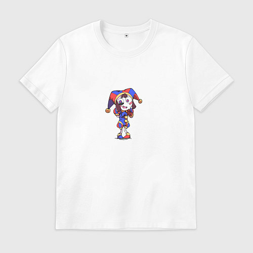 Мужская футболка Удивительный цифровой цирк помни арт / Белый – фото 1