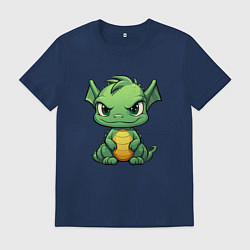 Мужская футболка Добрый дракон 2024 новый год