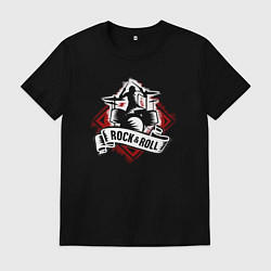 Мужская футболка Барабанщик Рокнрол