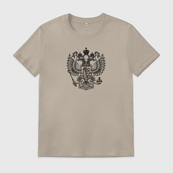 Мужская футболка Герб России двухглавый орел