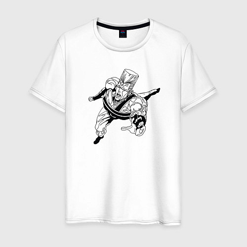 Мужская футболка Польнареф из ДжоДжо / Белый – фото 1