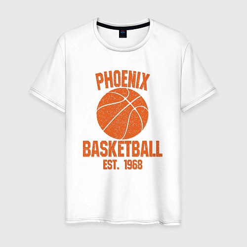 Мужская футболка Phoenix basketball 1968 / Белый – фото 1