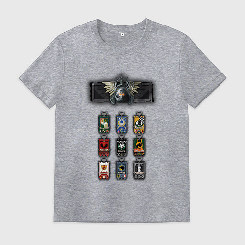 Мужская футболка Легионы лоялисты / Меланж – фото 1