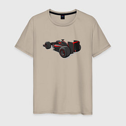 Футболка хлопковая мужская Formula 1 McLaren, цвет: миндальный