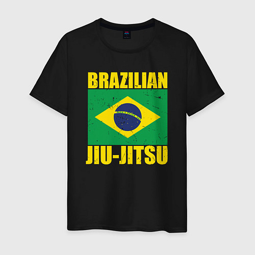 Мужская футболка Brazilian jiu-jitsu / Черный – фото 1