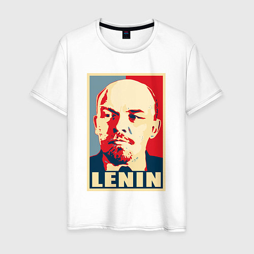 Мужская футболка Владимир Ильич Ленин / Белый – фото 1