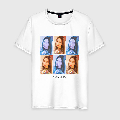 Мужская футболка Nayeon Twice Girl / Белый – фото 1