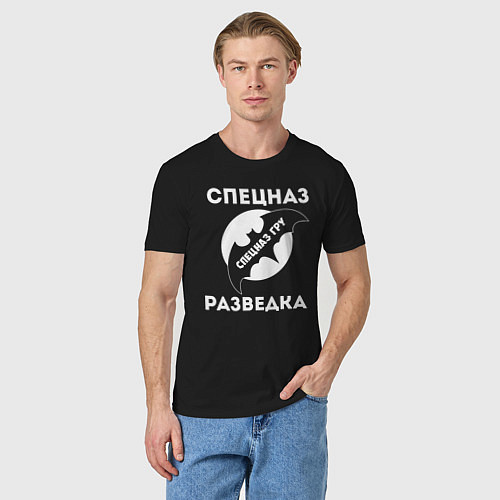 Мужская футболка Спецназ разведка ГРУ / Черный – фото 3