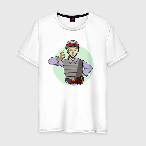 Мужская футболка Кира солдат / Белый – фото 1