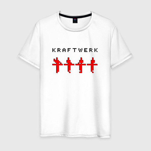Мужская футболка Kraftwerk - three d / Белый – фото 1