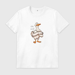 Мужская футболка Важный гусь