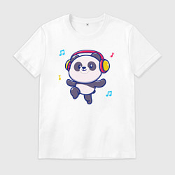 Мужская футболка Music panda