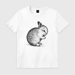 Мужская футболка Зайчик маленький