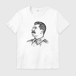 Мужская футболка Профиль Сталина