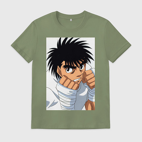 Мужская футболка Иппо Боксер / Авокадо – фото 1