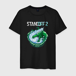 Футболка хлопковая мужская Dragon - Standoff 2, цвет: черный