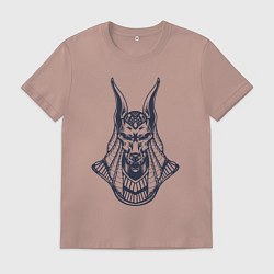 Мужская футболка Анубис древнеегипетский бог