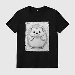Мужская футболка Пухлый ежик