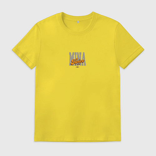 Мужская футболка Mina k-star / Желтый – фото 1