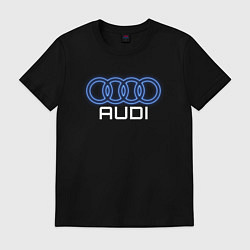 Мужская футболка Audi neon art
