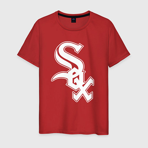 Мужская футболка Chicago white sox - baseball / Красный – фото 1