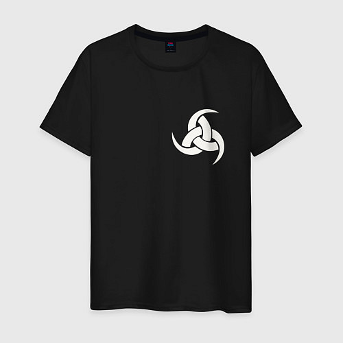 Мужская футболка Символ рог одина / Черный – фото 1
