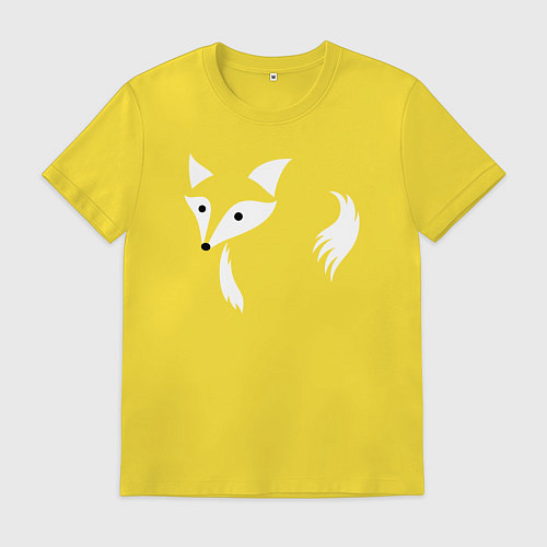 Мужская футболка Я лиса / Желтый – фото 1