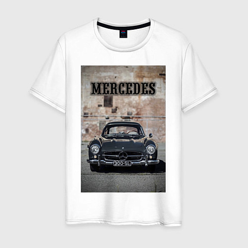 Мужская футболка Mercedes-Benz 300SL / Белый – фото 1