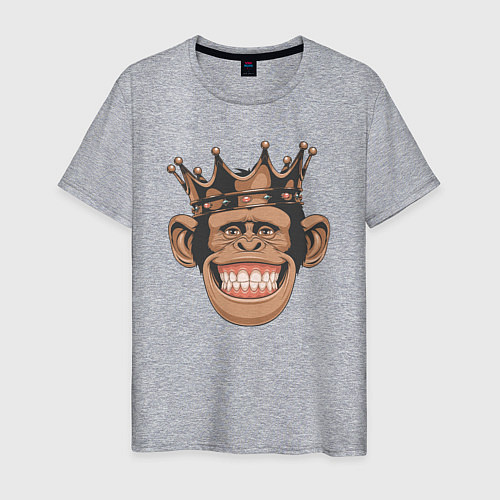 Мужская футболка Monkey king / Меланж – фото 1